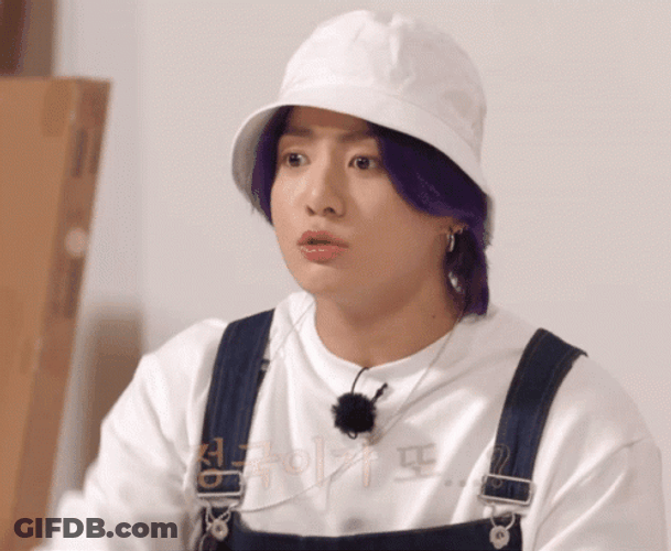 Frustrated Jungkook Arguing GIF