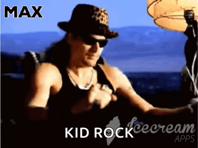 Frustrated Kid Rock GIF