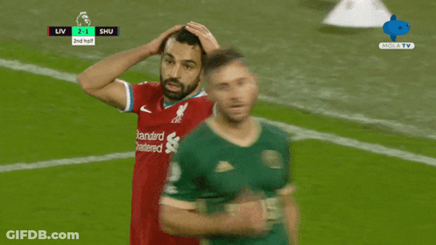 Frustrated Mohamed Salah Explaining GIF
