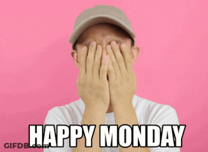 Frustrating Happy Monday Mood GIF