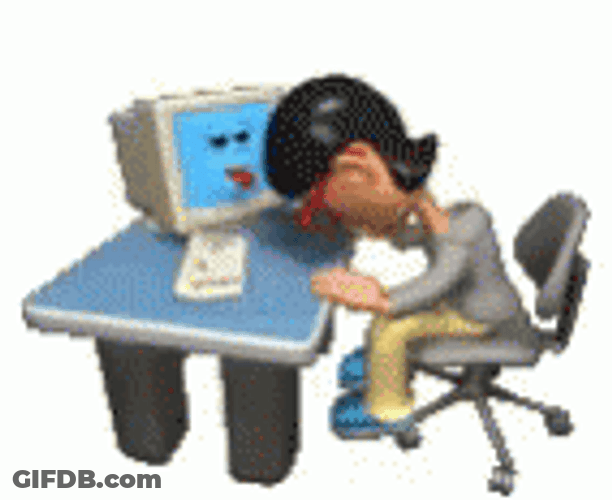 Frustration So No Head GIF