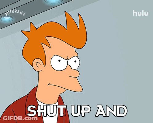 Fry From Futurama Holding Money GIF