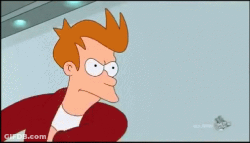 Fry From Futurama Holding Money GIF