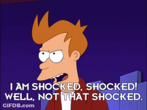 Fry From Futurama Is Shocked And Says Well Not That Shocked GIF