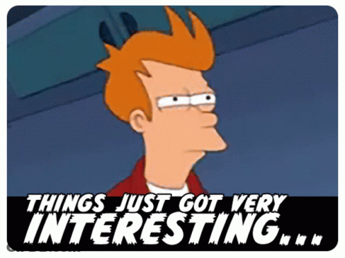 Fry Futurama Things Just Got Very Interesting GIF
