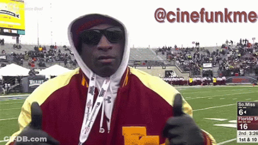 Fsu Fan Deion Sanders GIF