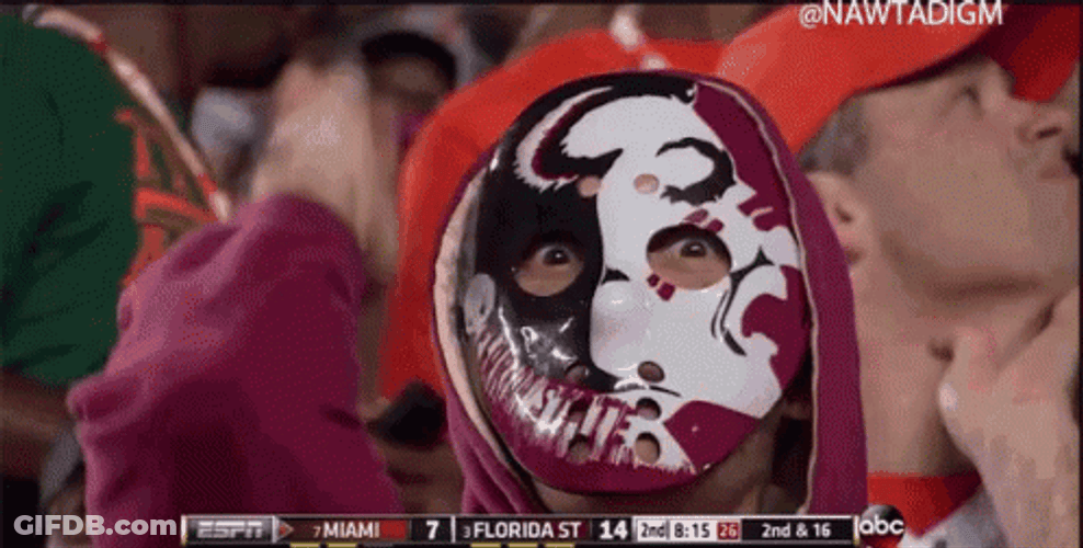 Fsu Fan Mask GIF