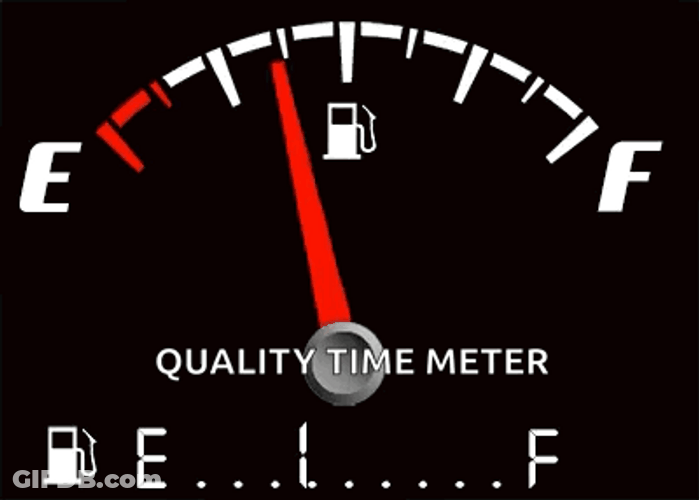 Fuel Meter Goes Empty GIF