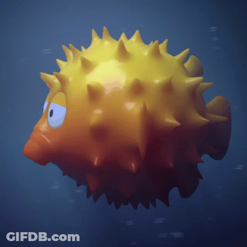 Fugo Fish Swimming GIF