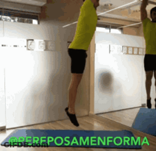 Full Body Burpee Exercise Proper Execution GIF