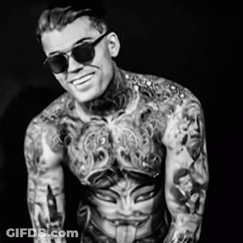 Full Body Tattoo GIF