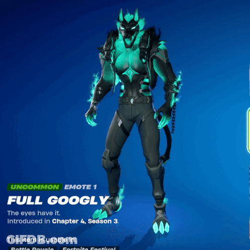 Full Googly Video Game Character Advertisement GIF