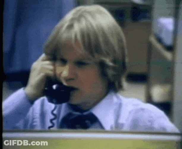 Full House Call Center Agent GIF