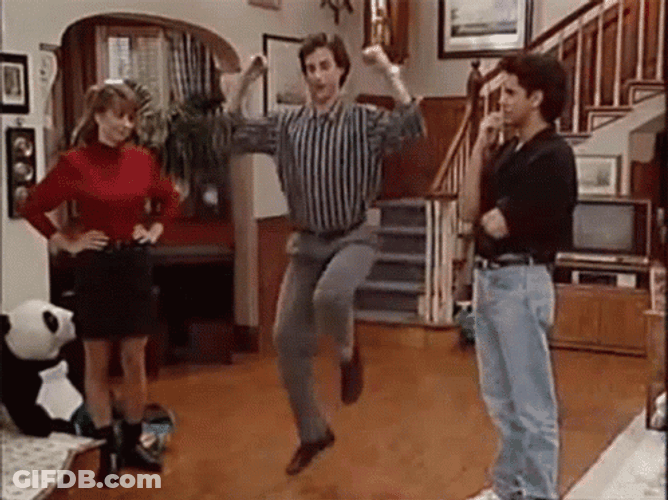 Full House Dancing Bob Saget GIF