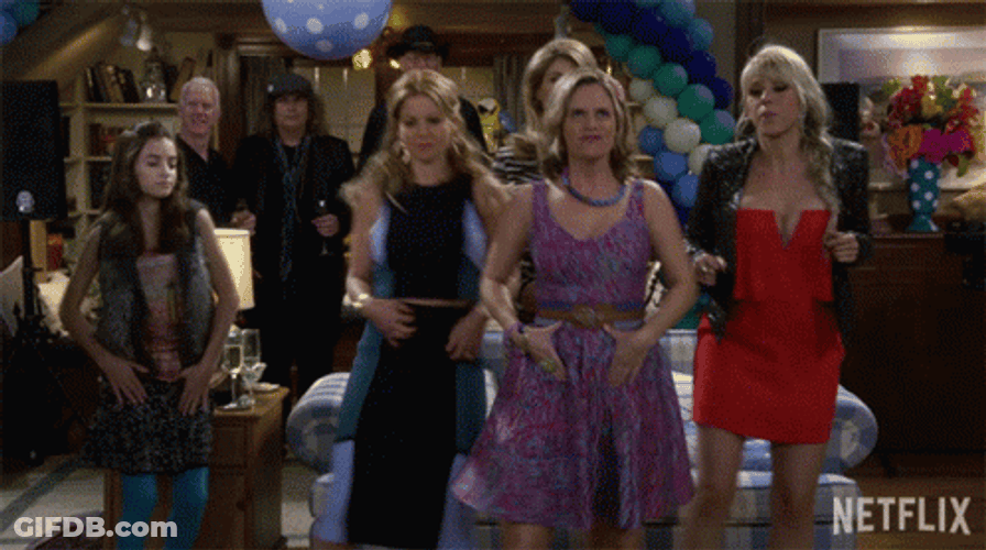 Full House Group Dance GIF