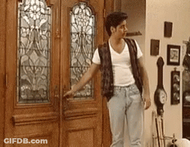 Full House Jesse Opens Door GIF