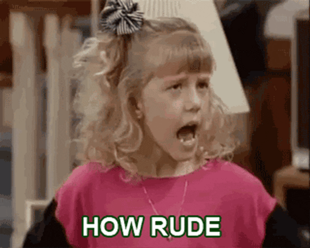 Full House Mad Stephanie Tanner How Rude GIF