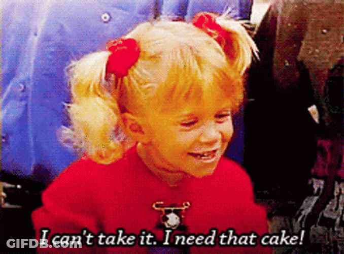 Full House Michelle Tanner Cake GIF