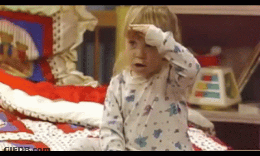 Full House Michelle Tanner Explaining GIF