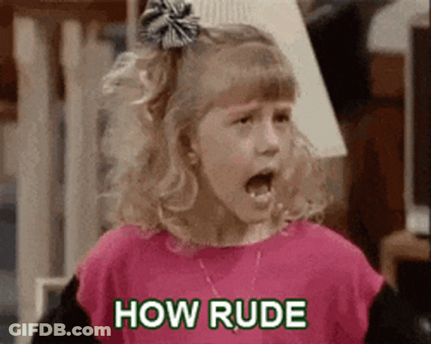 Full House Stephanie How Rude GIF