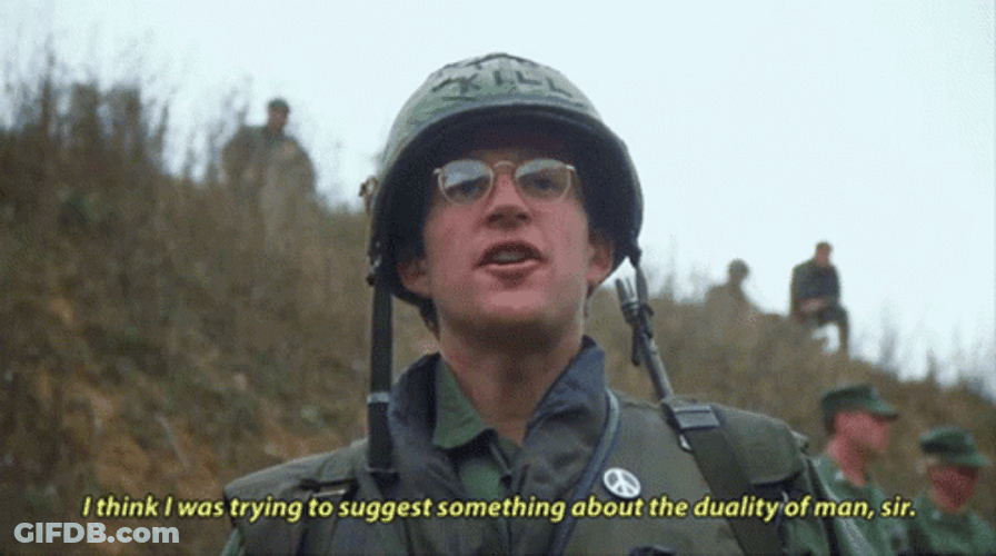 Full Metal Jacket James Joker Davis GIF