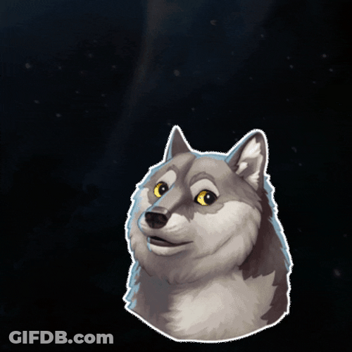 Full Moon Dog Meme GIF