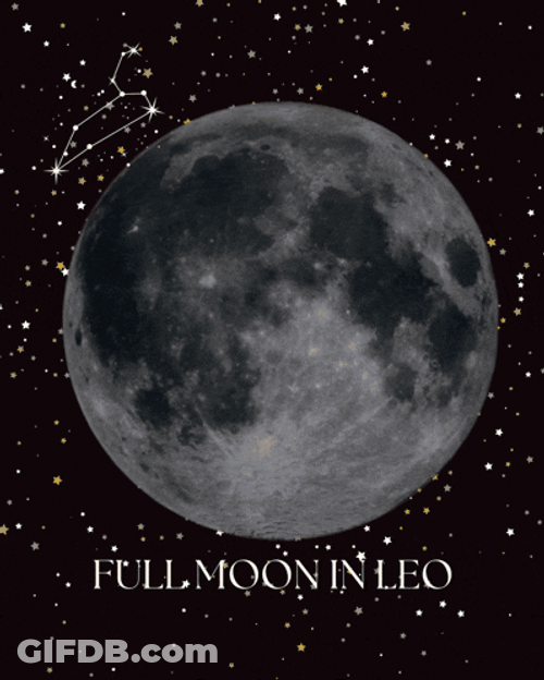 Full Moon Leo GIF