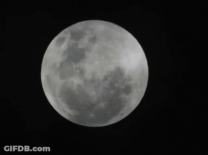 Full Moon Stop Shooting Auto Moon GIF