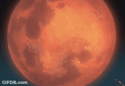 Full Moon With Clouds GIF