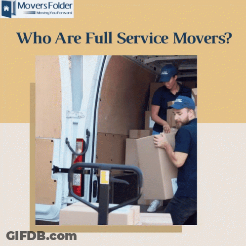 Full Service Movers Loading Boxes GIF