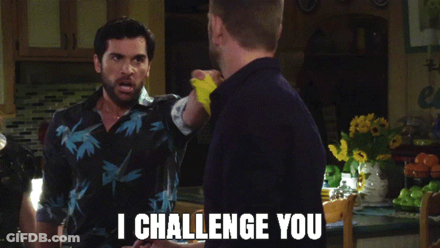 Fuller House Challenging A Man GIF