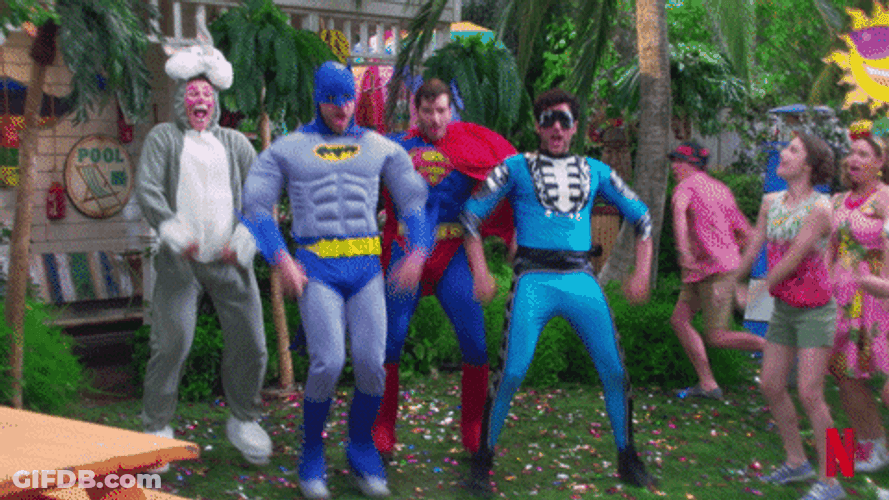 Fuller House Costume Party GIF