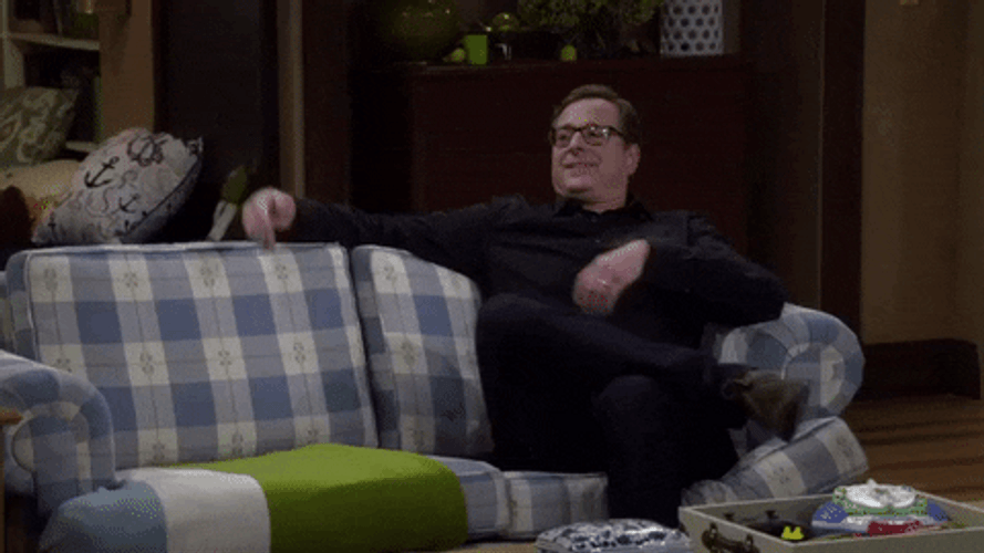 Fuller House Man Offers A Sit GIF