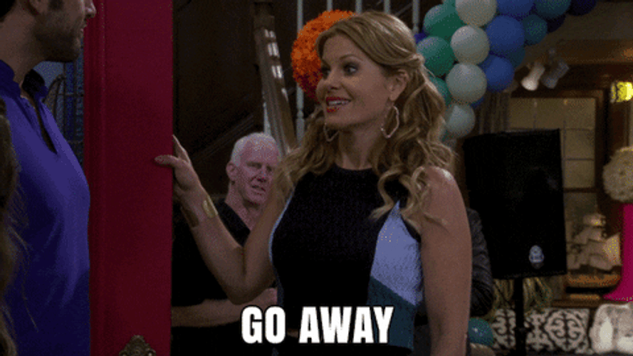 Fuller House Woman Kicking Out GIF