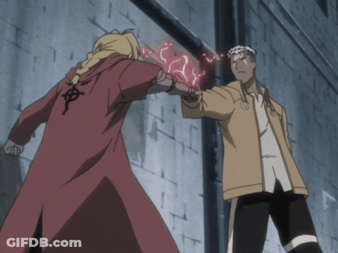 Fullmetal Alchemist Edward Elric Frightened GIF