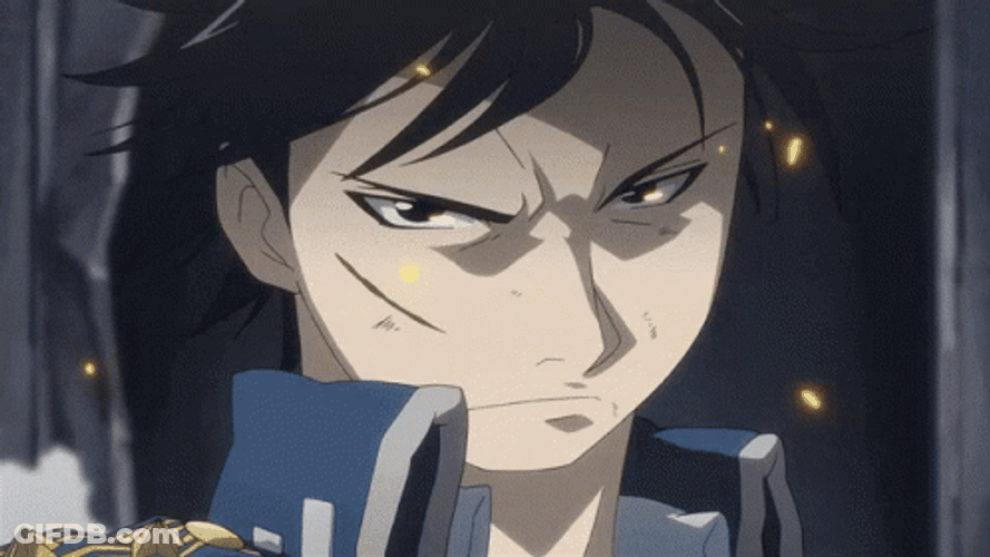 Fullmetal Alchemist Roy Mustang Burning Enemy GIF