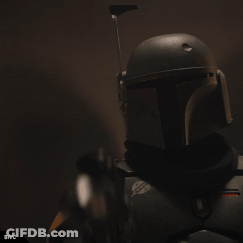 Fully War Geared Man Used Raygun GIF