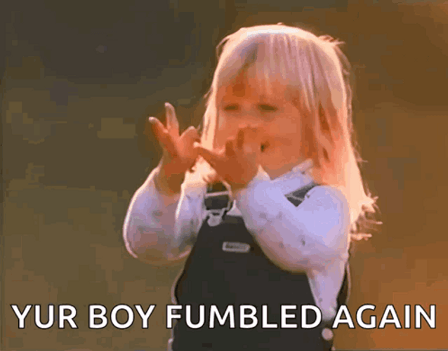 Fumble Baby Girl Failed Catch GIF