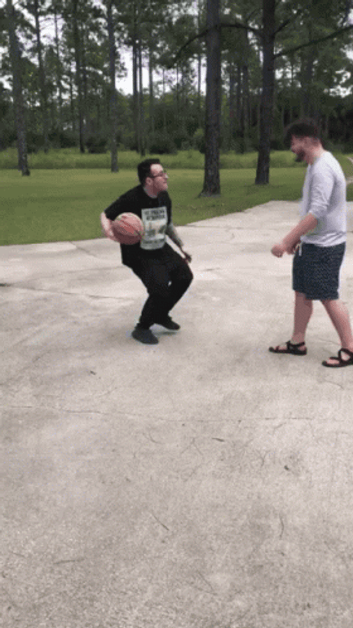 Fumble Basketball Hand Slip GIF