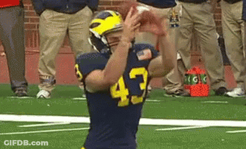 Fumble Iowa Hawkeyes Slip GIF