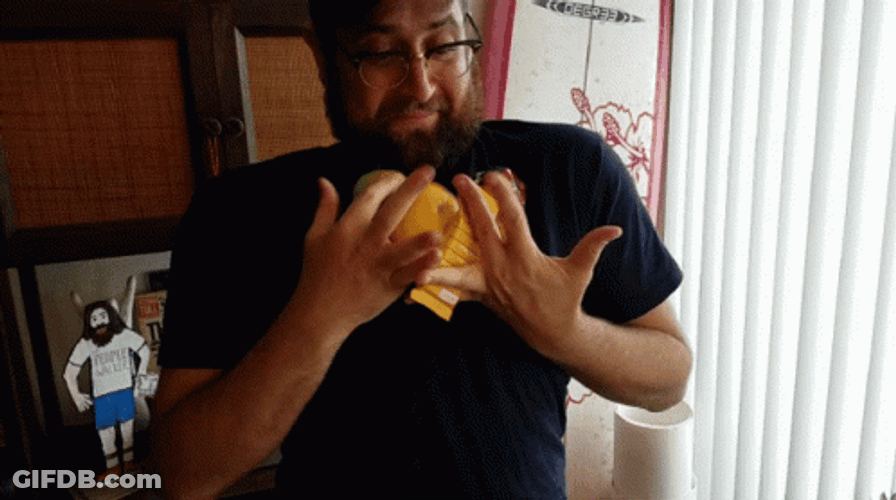Fumble Man Struggling To Juggle GIF