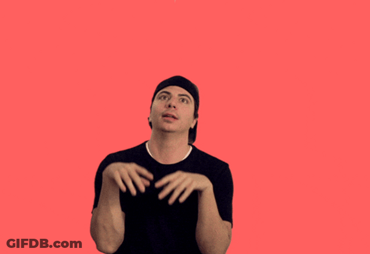 Fumble Man With Sloppy Hands GIF