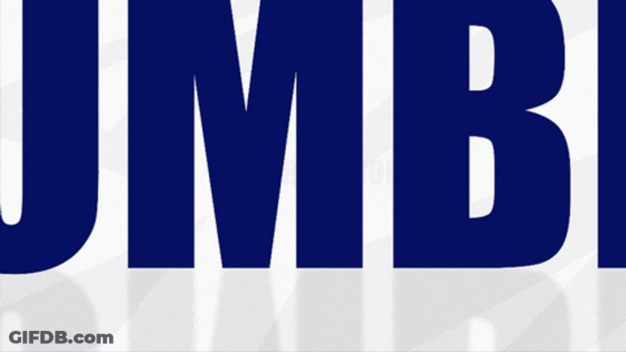 Fumble White And Blue Motif GIF