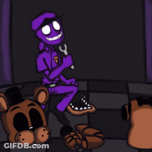 Fun Dance Purple Guy Dead Bear GIF