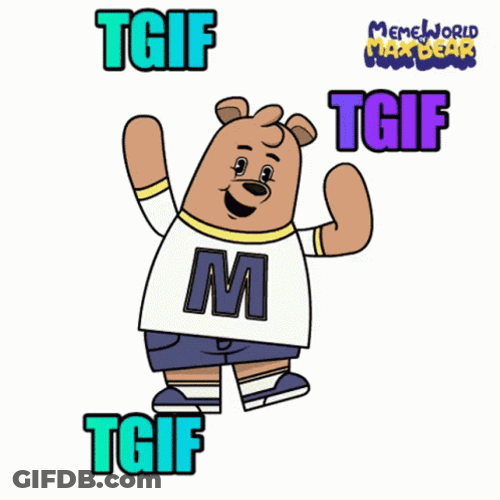 Fun Friday Bear Partying GIF