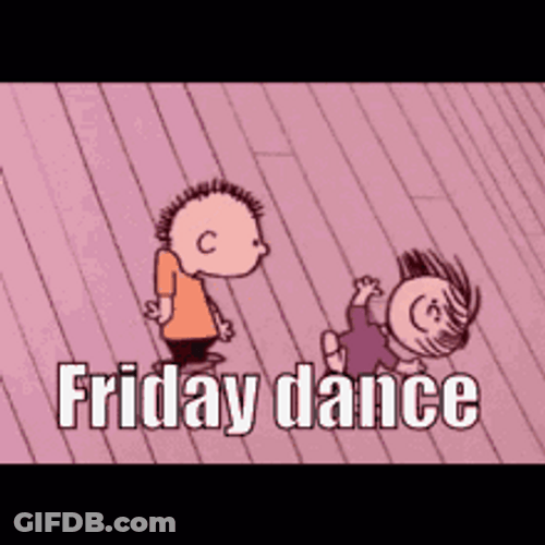Fun Friday Charlie Brown Excited GIF