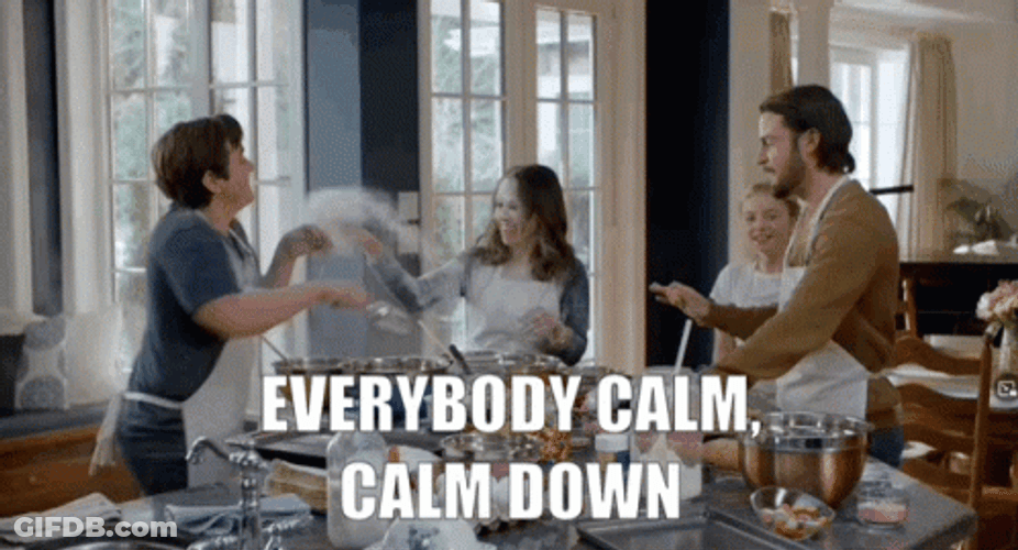 Fun Home Baking Calm Down GIF