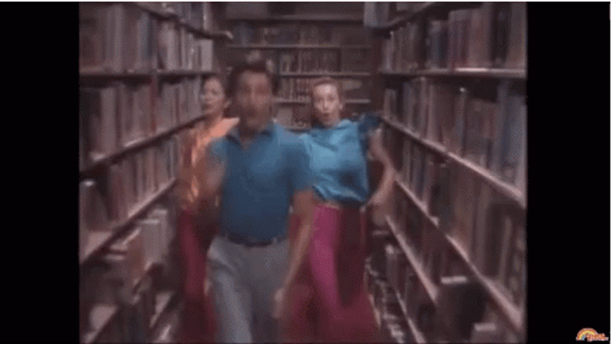 Fun Musical In The Library GIF