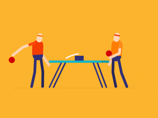 Fun Never Ends Never Ending Table Tennis GIF