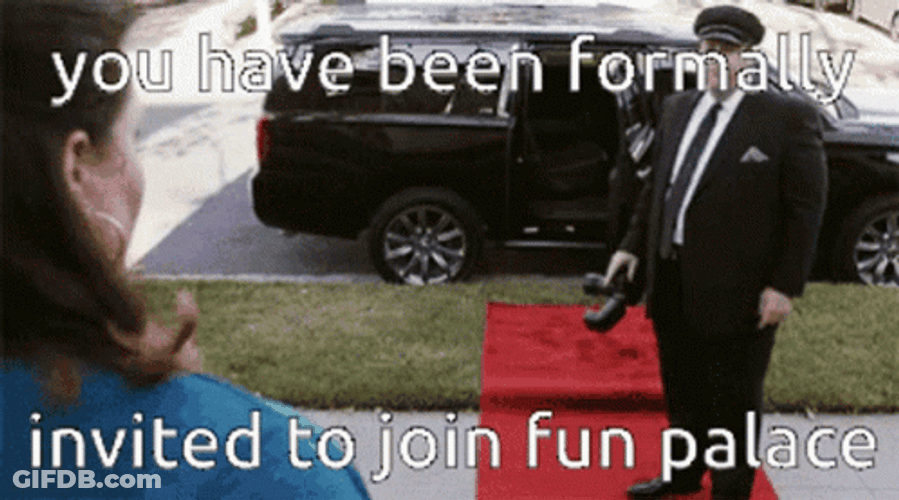 Fun Palace Formal Invitation GIF